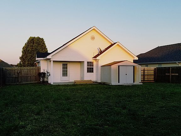 Large fenced in back yard