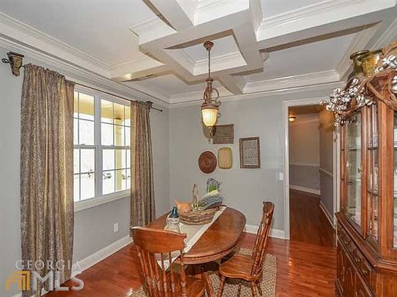 Coffered dining room