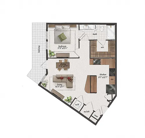 Floor plan A4