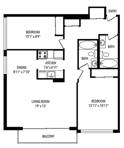 Floor plan 525-1005