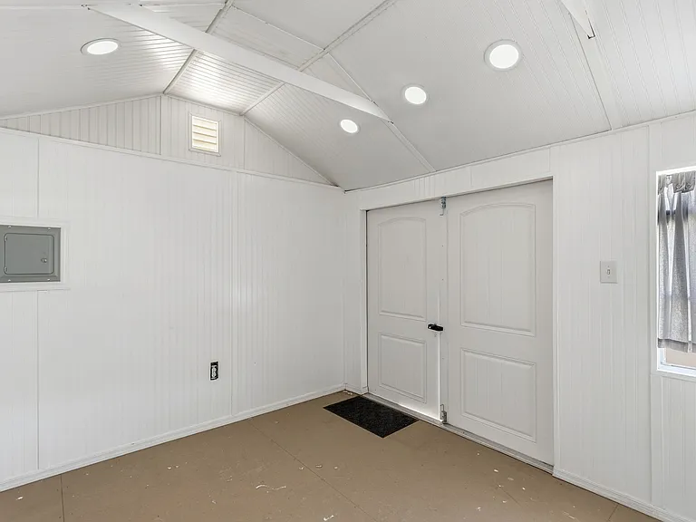 optional office shed inside