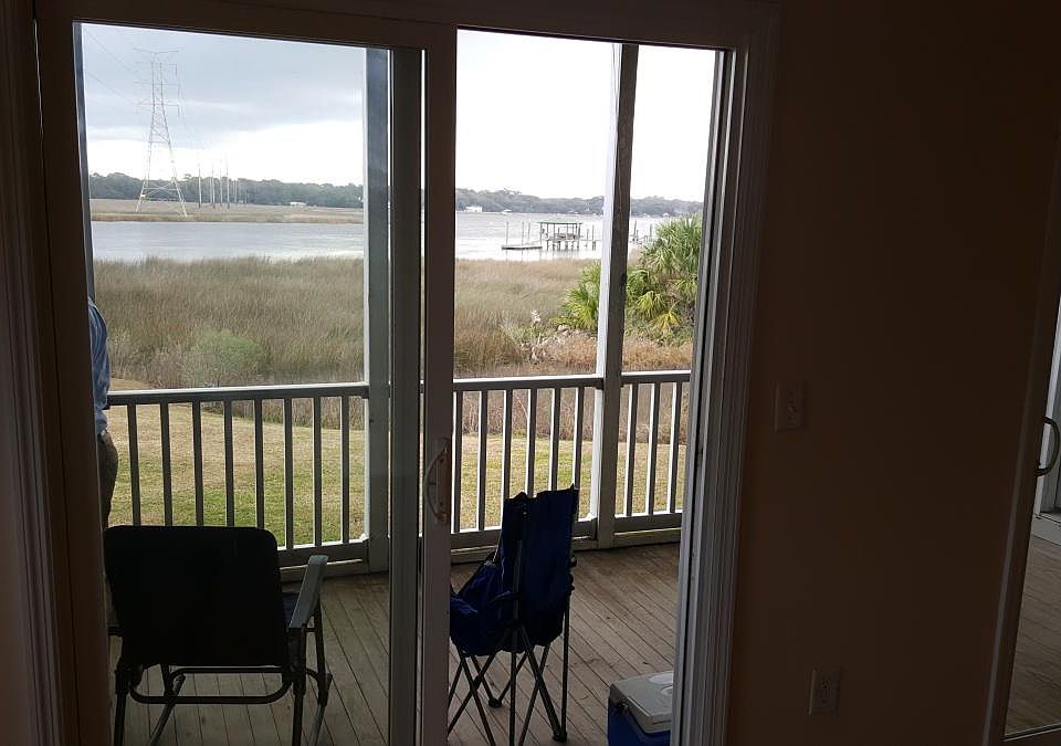 View of River from Living Room