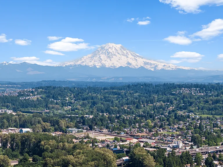 Beautiful View of Mt. Rainier