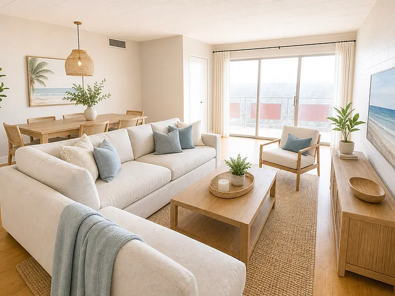 Hardwood Living Room 2B/2B - Staged