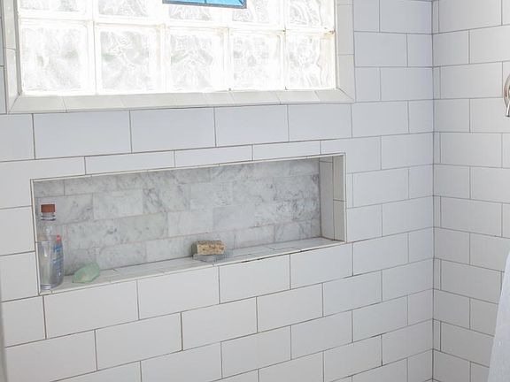 Stained Glass in Shower