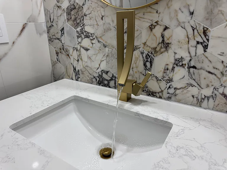 first floor half bath