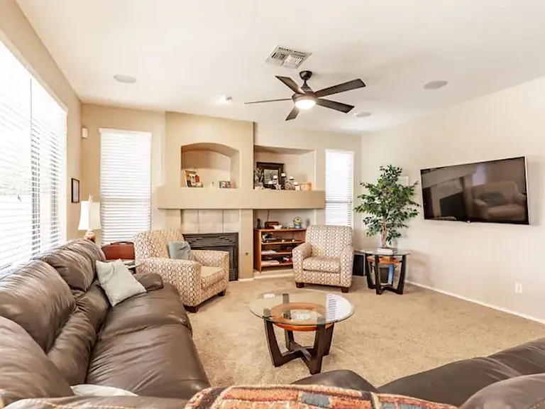 Comfortable family room with plenty of seating!