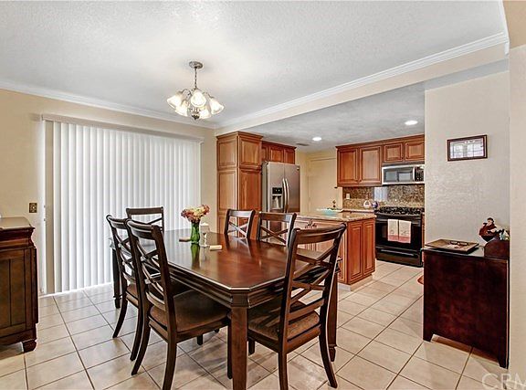 Formal Dining room, Sliding door exits to patio