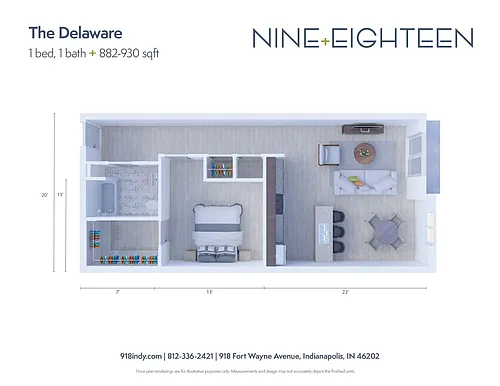 Floor plan Delaware