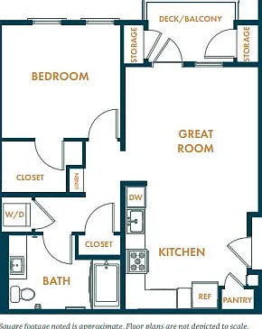 A2a: 1bed 1bath A2a: 1bed 1bath