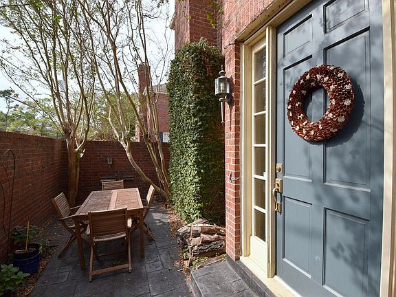 Front entry from the exterior