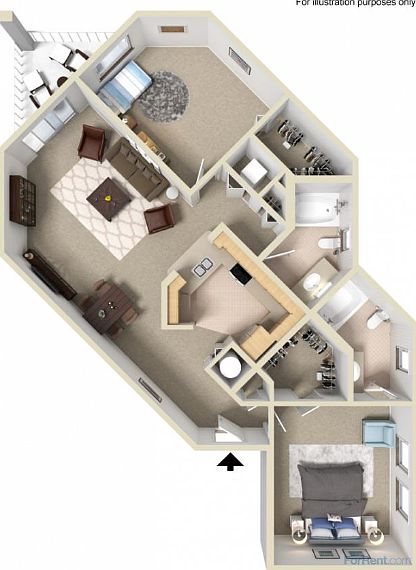 3D floorplan