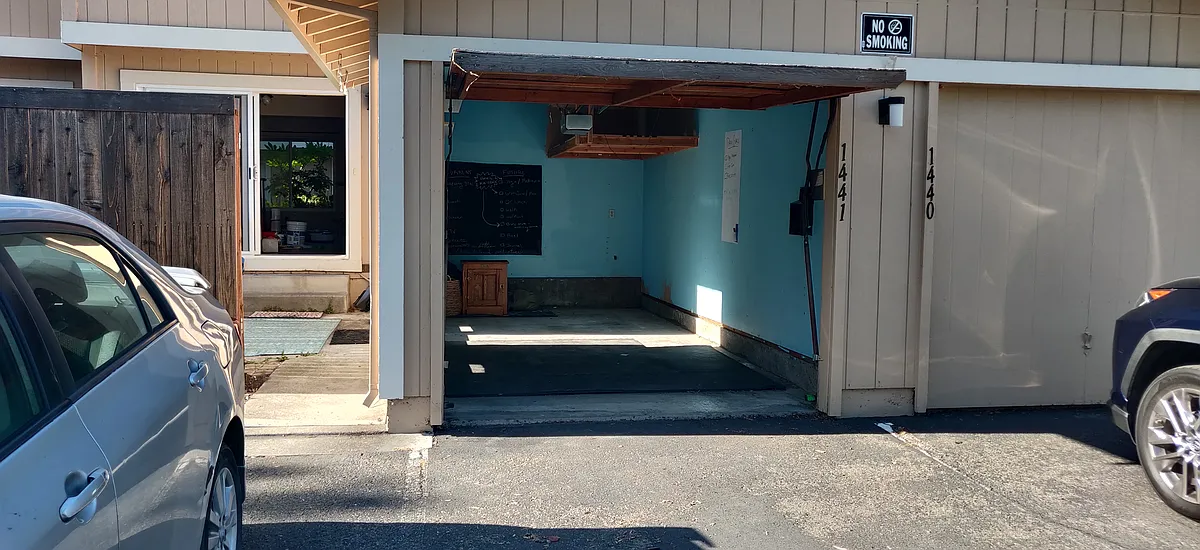 Two dedicated parking spots, and a third is available in the common area parking spots. Garage has electricity for charging cars or bikes. - 1441 Gold Way