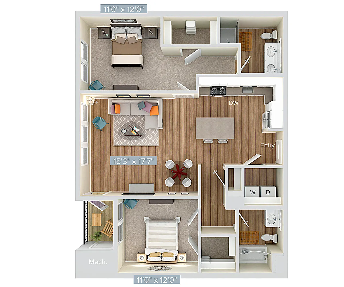 Floor plan B11-sc2x-1187