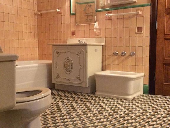 Charming tile bathrooms