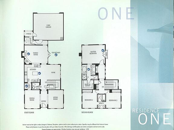 Builder's floor plan (For this house it's flipped left-to-right)