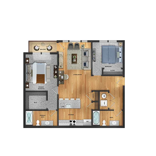 Floor plan 2X2