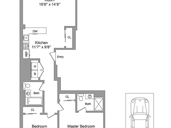 2nd image of 330 Bleecker St APT 1B