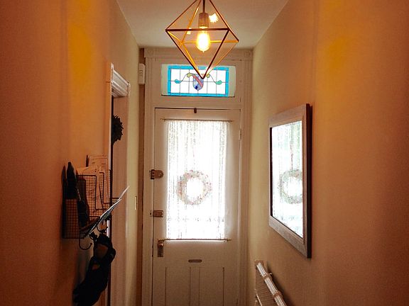 Foyer w/ stained glass