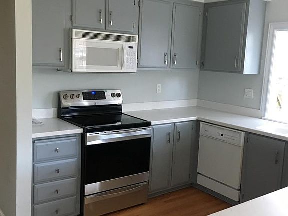 Renovated kitchen with new stainless steel appliances