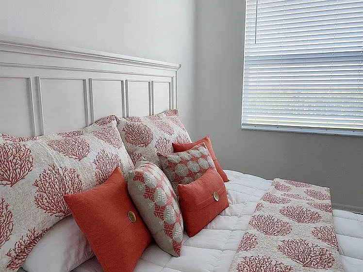 Master bedroom with King bed and private west view