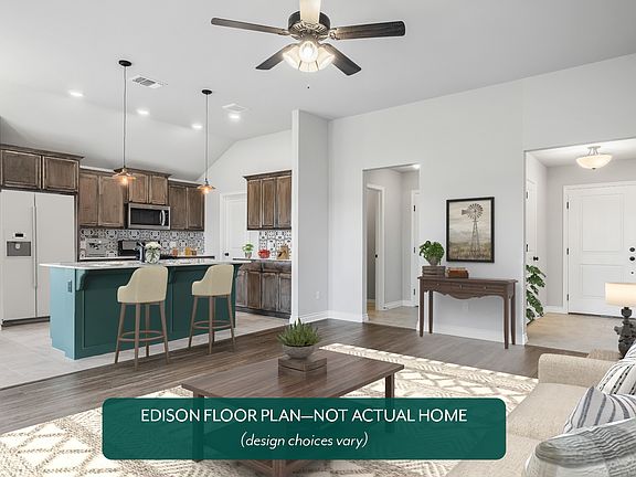 Living Room Kitchen