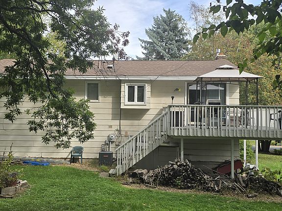 Backyard facing back of house