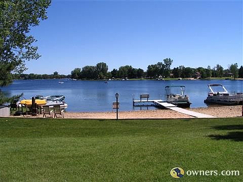 view of lake from living room