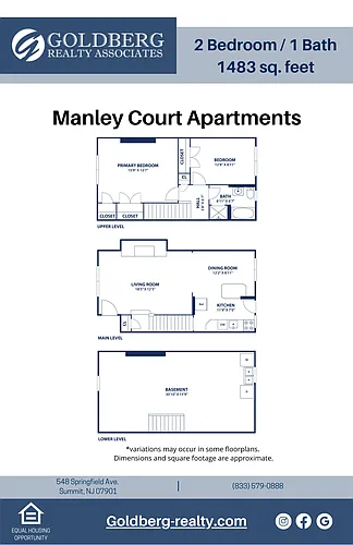 Floor plan Two Bedroom Townhouse