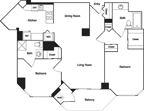 Floor plan Redwood Renovated