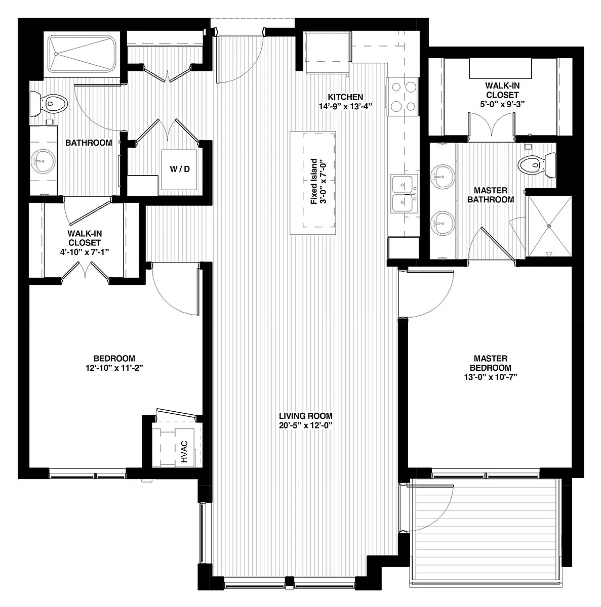 Floor plan Harrison South