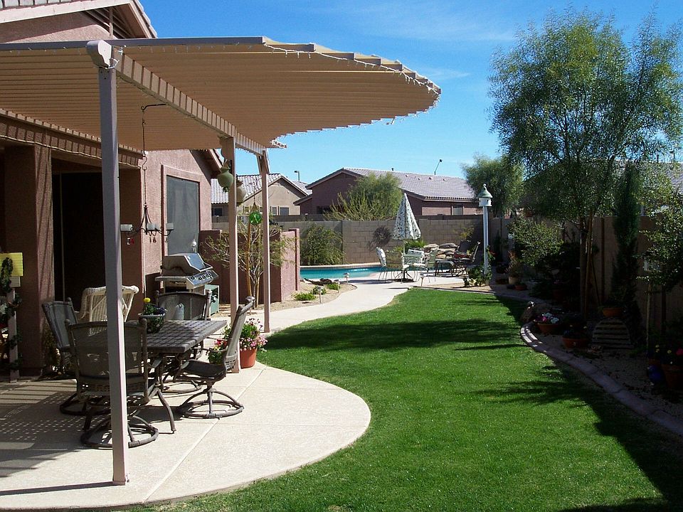 Large lot with pool.