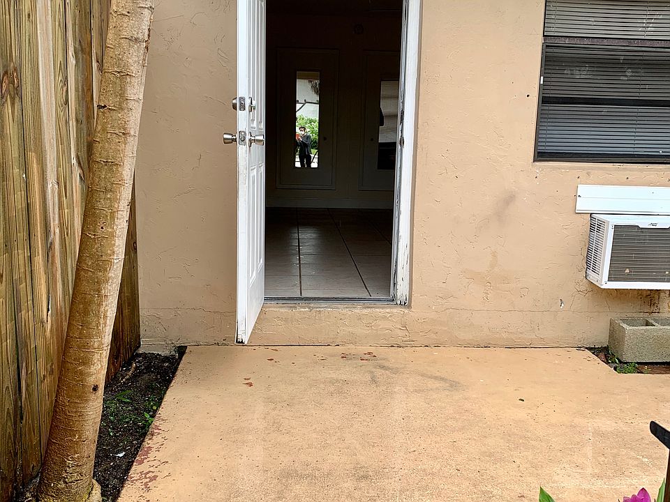 Front door off patio.