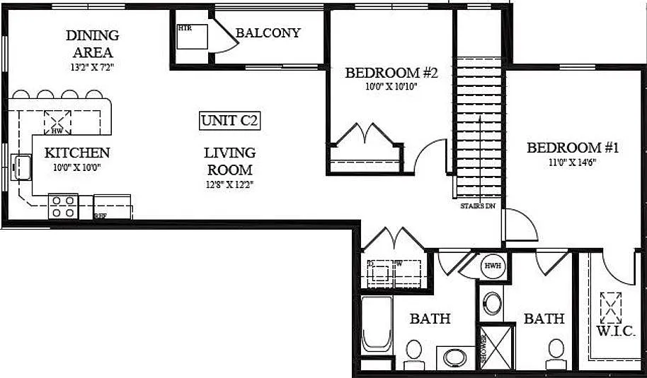 Floor plan Model C2