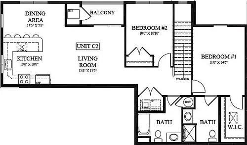 Floor plan Model C2