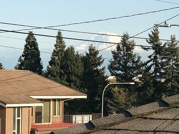 Mt Rainier from deck