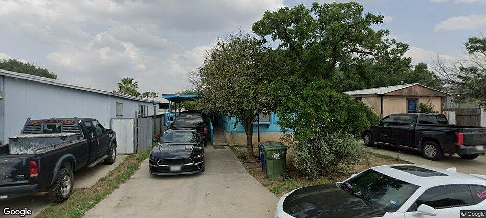 Outside of mobile home