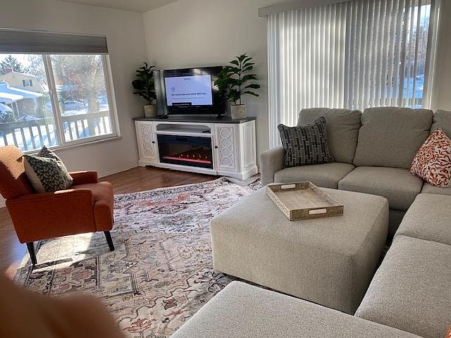 Spacious and bright living room