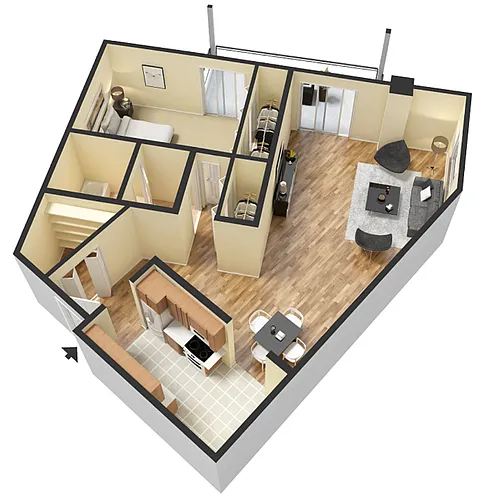 Floor plan Timberland Deluxe