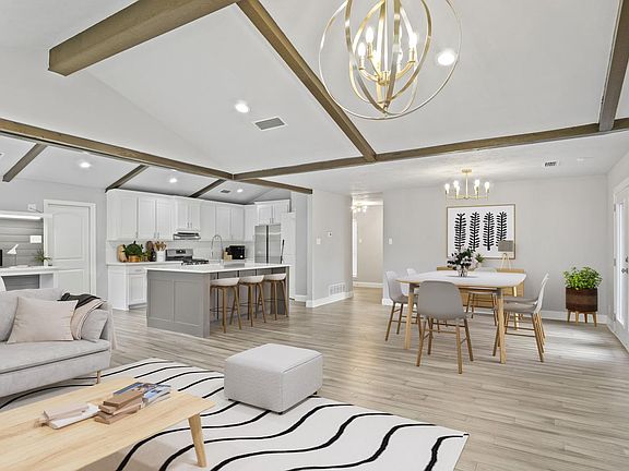 This image shows a virtually furnished space. This room come unfurnished.