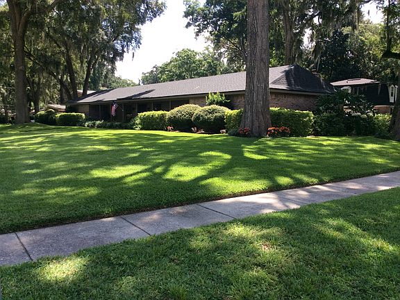 Corner with Wide Sidewalks