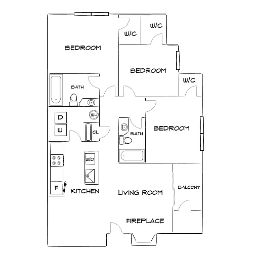Floor plan Design 3A