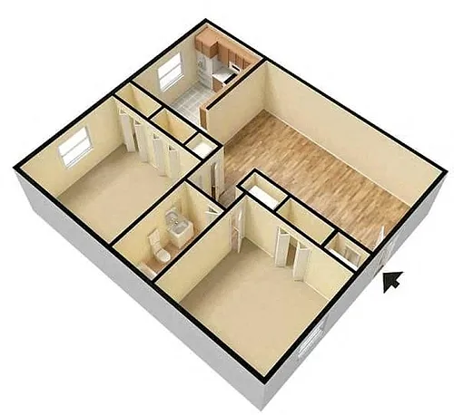 Floor plan Hawthorne