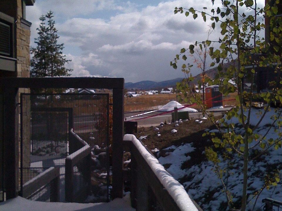 View from deck