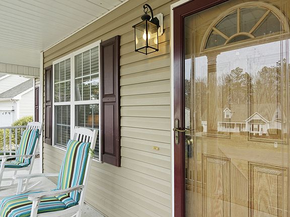 Inviting front porch