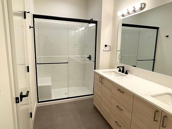 Master Shower with bench