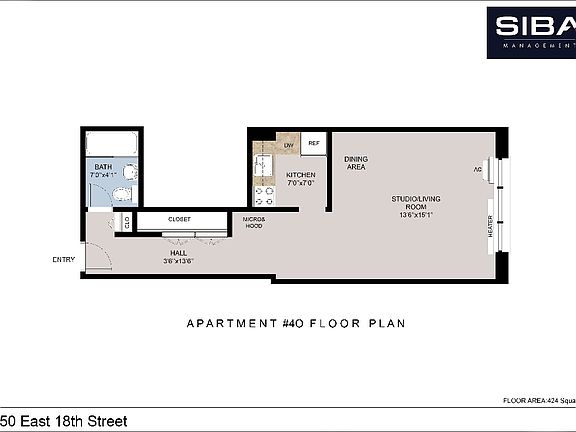 2nd image of 150 E 18th St #4O*