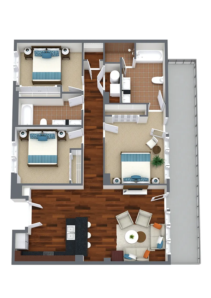 Floor plan PH1