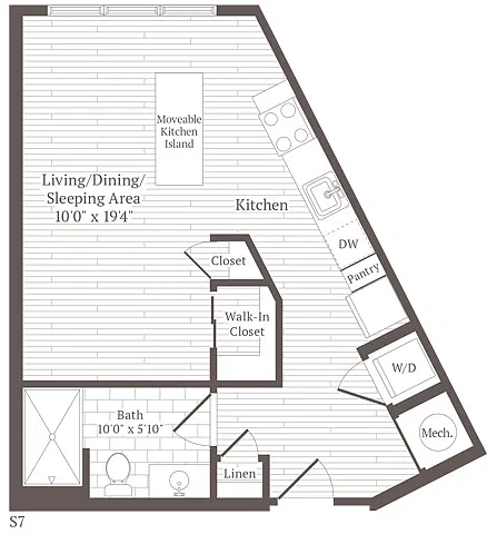 Floor plan Studio