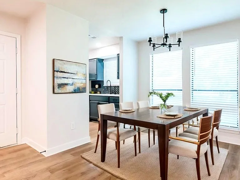 Dining room with lots of natural light!